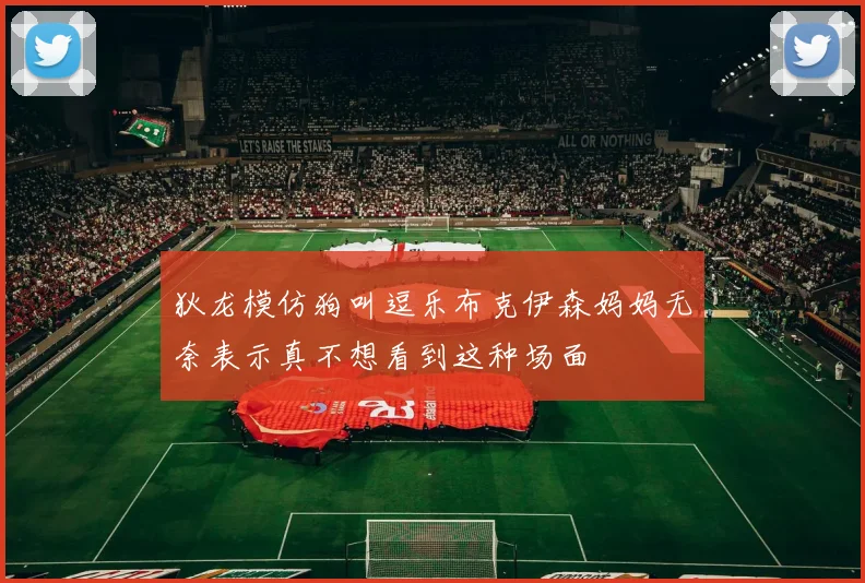 狄龙模仿狗叫逗乐布克伊森妈妈无奈表示真不想看到这种场面