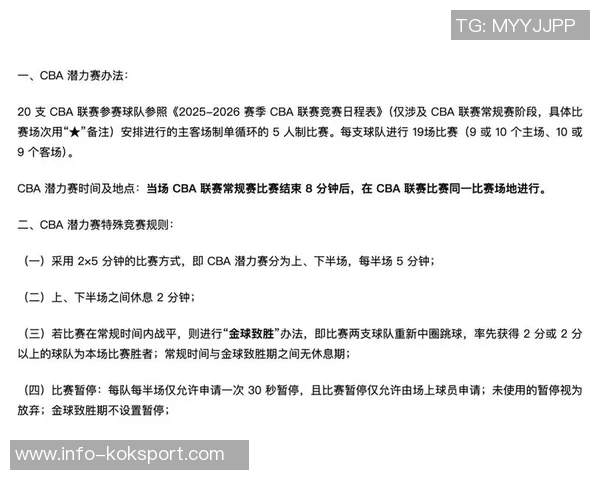 媒体人解读潜力赛独立于CBA常规赛篮协不允许称其为第五节 媒体人解读潜力赛独立于CBA常规赛篮协不允许称其为第五节